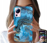 ETUI DO XIAOMI 13 LITE - MARMURKOWE WZORY OBUDOWA CASE + FOLIA