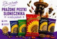 Słonecznik prażony 120g z przyprawą - ZESTAW WORLD TESTER SMAKÓW + 1 GRATIS