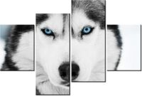 140CM 70 OBRAZ HUSKY SYBERYJSKI ŚCIENNY