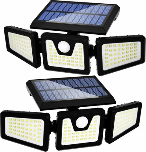 LAMPA Z PANELEM SOLARNA ULICZNA HALOGEN LED SMD na Arena.pl