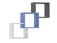 półka wisząca przedpokój młodzieżowa do pokoju dziecka BLUE YP6