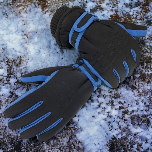 Rękawiczki Do Ekranów Dotykowych Narciarskie Na Zimę M Niebieskie na Arena.pl