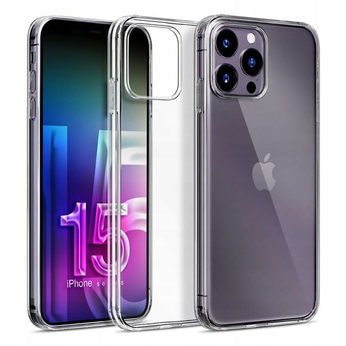 Silikonowe etui na Apple iPhone 15 Pro Max - 3mk Clear Case na Arena.pl