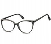 Damskie okulary zerówki KOCIE Oprawki korekcyjne optyczne SUNOPTIC czarne