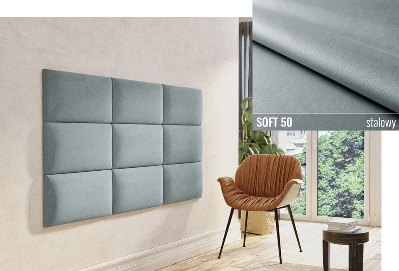 60 X 30 PANELE ŚCIENNE TAPICEROWANE WEZGŁOWIE SOFT zdjęcie 9