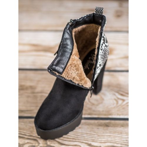 Botki Na Platformie Snake Print r.35 na Arena.pl