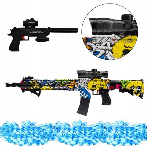 KARABIN PISTOLET NA KULKI ŻELOWE WODNE WIELKI AUTOMATYCZNY ORBEEZ ZESTAW na Arena.pl