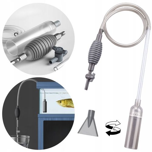 Odmulacz z pompką i zaworem DŁUGOŚĆ 1,7m - MOCNE CZYSZCZENIE ODMULANIE na Arena.pl