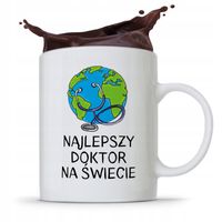 Kubek Dla Doktora Najlepszy Doktor Na Świecie Z Nadrukiem Ze Zdjęciem