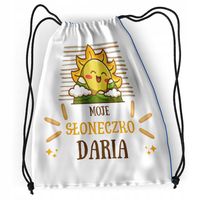 Plecak Sportowy Szkolny Dla Darii Córki Dziecka Z Nadrukiem Ze Zdjęciem