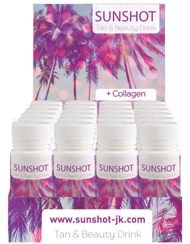 Beauty drink opalający kolagen solarium słońce Sun Shot zdjęcie 1