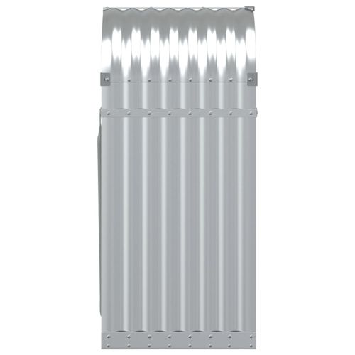 Stojak na drewno, srebrny, 40x45x100 cm, stal galwanizowana na Arena.pl