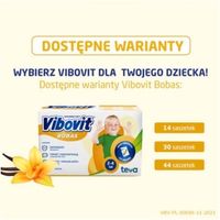 Vibovit Bobas o smaku waniliowym 30 saszetek