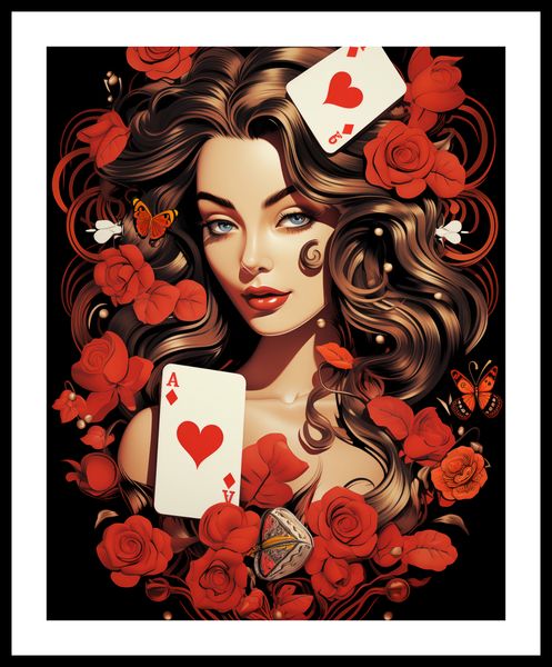 Plakat 40x50cm Różany Hazard zdjęcie 3