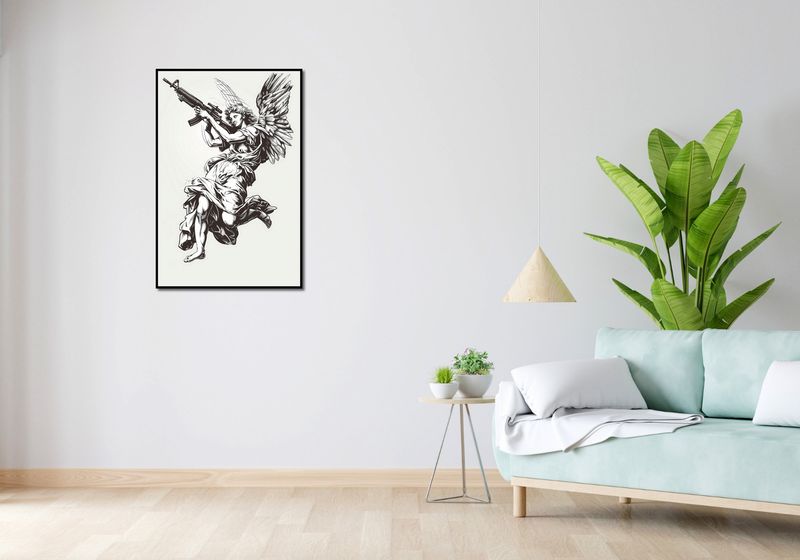 Plakat 61x91,5cm Anioł Wojny zdjęcie 4