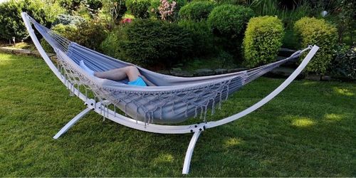 Hamak Brazylijski Dwuosobowy XXL 220kg BOHO makrama Wytrzymały DONDOLIO na Arena.pl