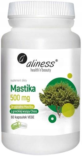 MASTIKA 60 Kaps HELICOBACTER PYLORI WRZODY ŻOŁĄDKA Zdrowa jama ustna na Arena.pl