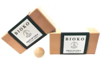 KOSTKI KLOCKI DO JOGI 2SZT BUKOWE + PIŁKA DO MASAŻU 50MM EKO ZESTAW YOGA