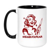 Duży Biało-Czarny 450 ml