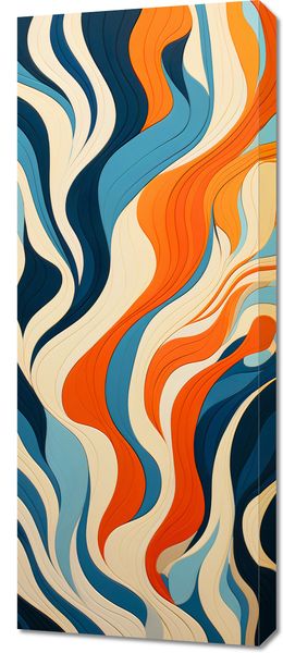 Obraz 40x100cm Oceaniczne Fale zdjęcie 1