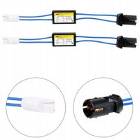 FILTRY REZYSTORY OPORNIKI CAN-BUS DO ŻARÓWEK LED W5W 5W5 T10 BEZ BŁĘDU KPL.