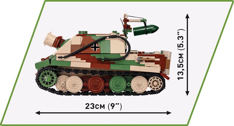 Klocki 38 cm Sturmmorser Sturmtiger zdjęcie 3
