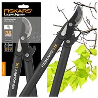 Sekator FISKARS L76 nożycowy OGRODOWY DO CIĘCIA GRUBYCH GAŁĘZI 56cm