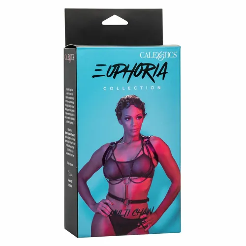 calexotics euphoria halter uprząż multichain premium vegan leather na Arena.pl