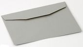 Koperty metalizowane srebrne 165 x 115 mm  - 50szt