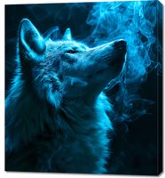 Obraz 90x100cm Oddech Wilka