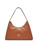 Furla torebka skóra naturalna brązowy