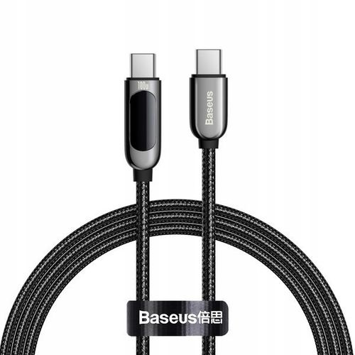BASEUS MOCNY KABEL USB-C SZYBKIE ŁADOWANIE PRZEWÓD TYP-C PD 100W QC 5A 1M na Arena.pl