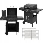 GRILL GAZOWY OGRODOWY 3+1 11,6kW DUŻY RUSZT SZAFKA