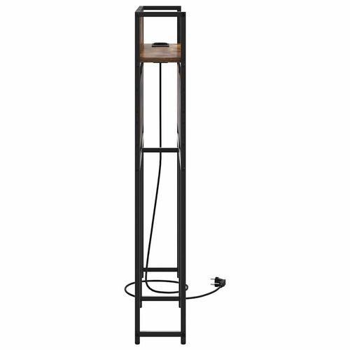 Zagłówek do przechowywania z półką Wędzony dąb 80 cm na Arena.pl