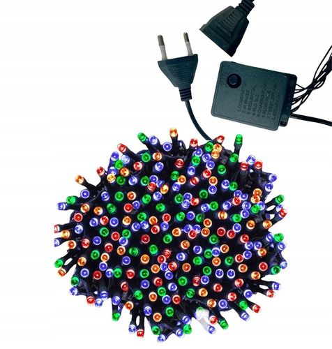 LAMPKI CHOINKOWE 300 LED RÓŻOWE na Arena.pl