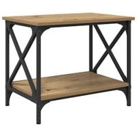 Stolik boczny dąb artisan 55 x 38 x 45 cm