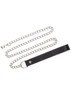 smycz chain leash black taboom