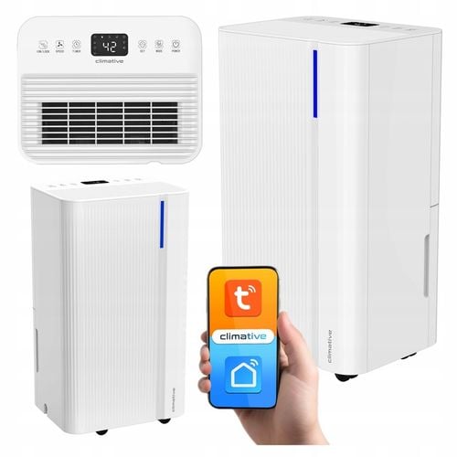 Cichy Wydajny Osuszacz Powietrza WAVE ION WIFI Pochłaniacz Wilgoci 40 na Arena.pl