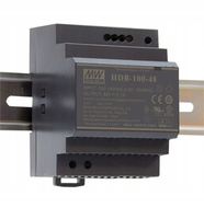 ZASILACZ IMPULSOWY NA SZYNĘ DIN MEAN WELL HDR-100-48 48V/100W/1.92A