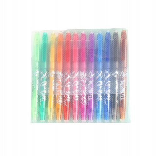 12 ZMAZYWALNE DŁUGOPISY KOLOROWE ZESTAW DO BUDŻETOWANIA PRZYBORÓW SZKOLNYCH na Arena.pl