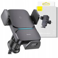 BASEUS UCHWYT DO SAMOCHODU NA TELEFON HOLDER ŁADOWARKA SAMOCHODOWA QI