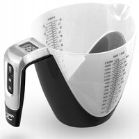 PRECYZYJNA WAGA Z MISKĄ DZBANKIEM ELEKTRONICZNA KUCHENNA ODCZEPIANA MISA