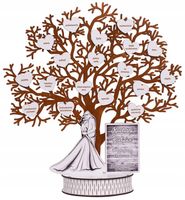 PODZIĘKOWANIE DLA RODZICÓW DRZEWKO Statuetka Ślub