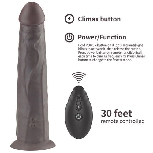 9.0'' dual layered platinum silicone rotator na Arena.pl