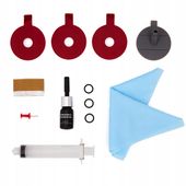 ZESTAW NAPRAWCZY DO SZYB SAMOCHODOWYCH PĘKNIĘCIA ODPRYSKI ŻYWICA KLEJ