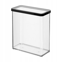 ROTHO ZESTAW 2x POJEMNIK ORGANIZER ŻYWNOŚĆ ARTYKUŁY SYPKIE CZARNY 3,2L LOFT