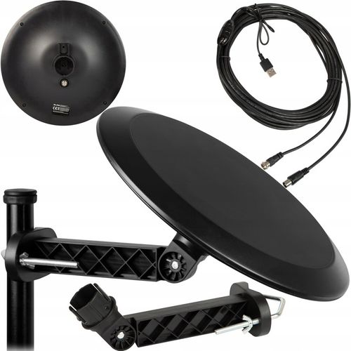 AKTYWNA ANTENA ZEWNĘTRZNA DO TV NAZIEMNEJ DOOKÓLNA 360 DVB-T 4K LTE na Arena.pl