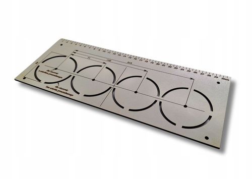 Szablon Wzornik do otworów puszek prądowych 68mm na Arena.pl