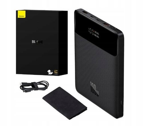 Powerbank Baseus PPBL000201 Blade 20000 mAh 100W 2x USB-A / 2x USB-C Czarny na Arena.pl