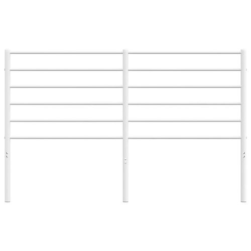 Metalowe wezgłowie, białe, 140 cm na Arena.pl